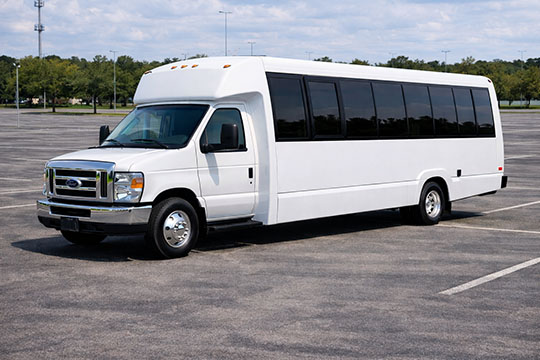 25-passenger minibus available for charter in Hanford, CA